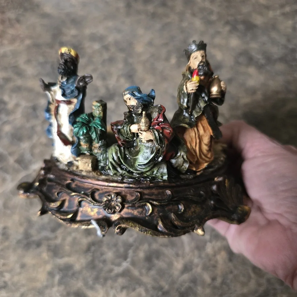 One Piece Of Vintage Christmas Nativity from‎ Kirklands 2 Tier Pieces